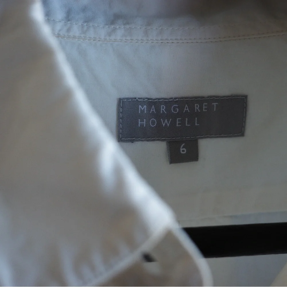 Elegant White Button Down Shirt for Women - Picture 3 of 3